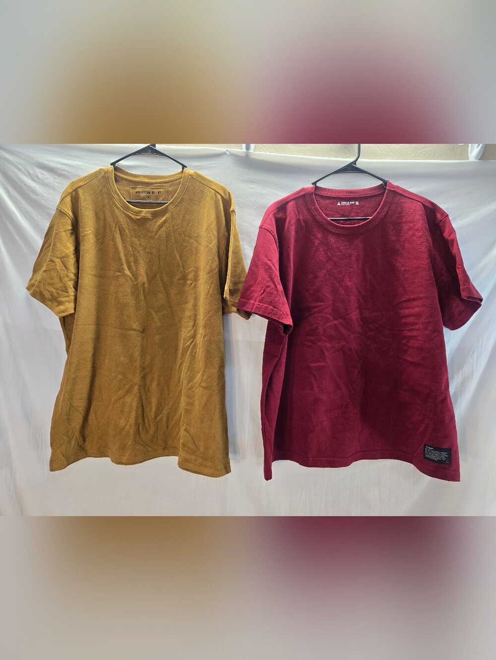 Lot of 2 American Giant Men's Size XL Short Sleeve & Everett Shirts NWOT